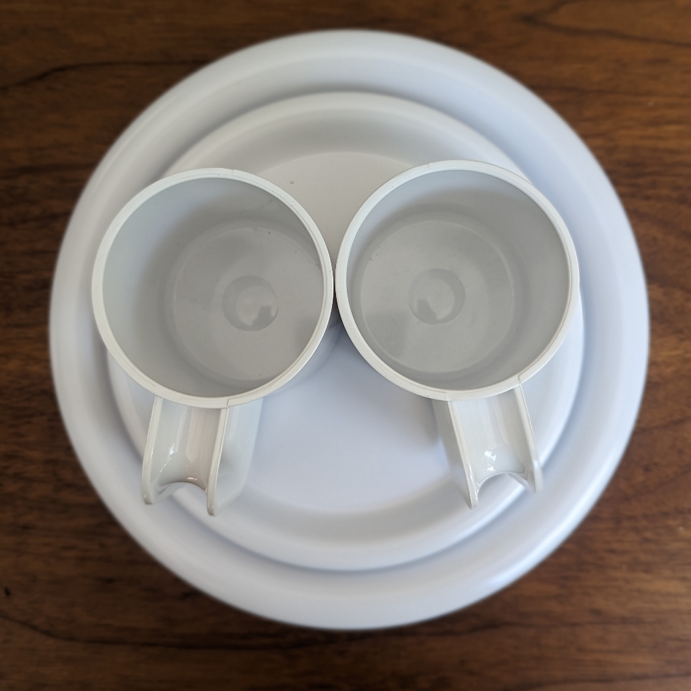 Vintage Ingrid Ltd melamine plates and mugs